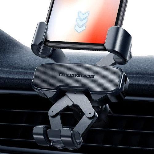 INIU Air Vent Car Phone Holder, 360° Phone Mount with Gravity Auto Lock ; Release for Smartphones - Toytexx INIU Air Vent Car Phone Holder, 360° Phone Mount with Gravity Auto Lock ; Release for Smartphones - Toytexx